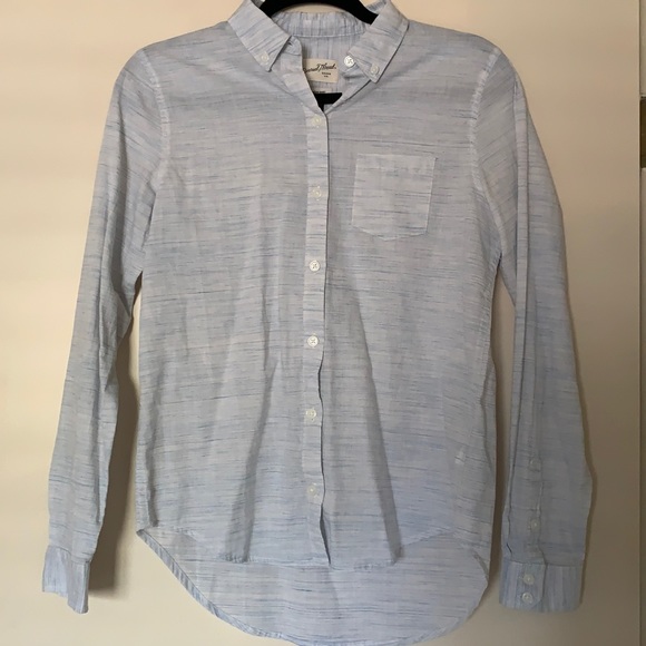 Blue button up - Picture 1 of 3
